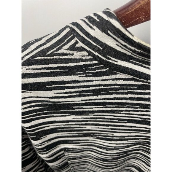 Chico’s Black White Zebra Geometric Print Open Front Long Sleeve Blazer Sz XL/16 - Picture 8 of 8